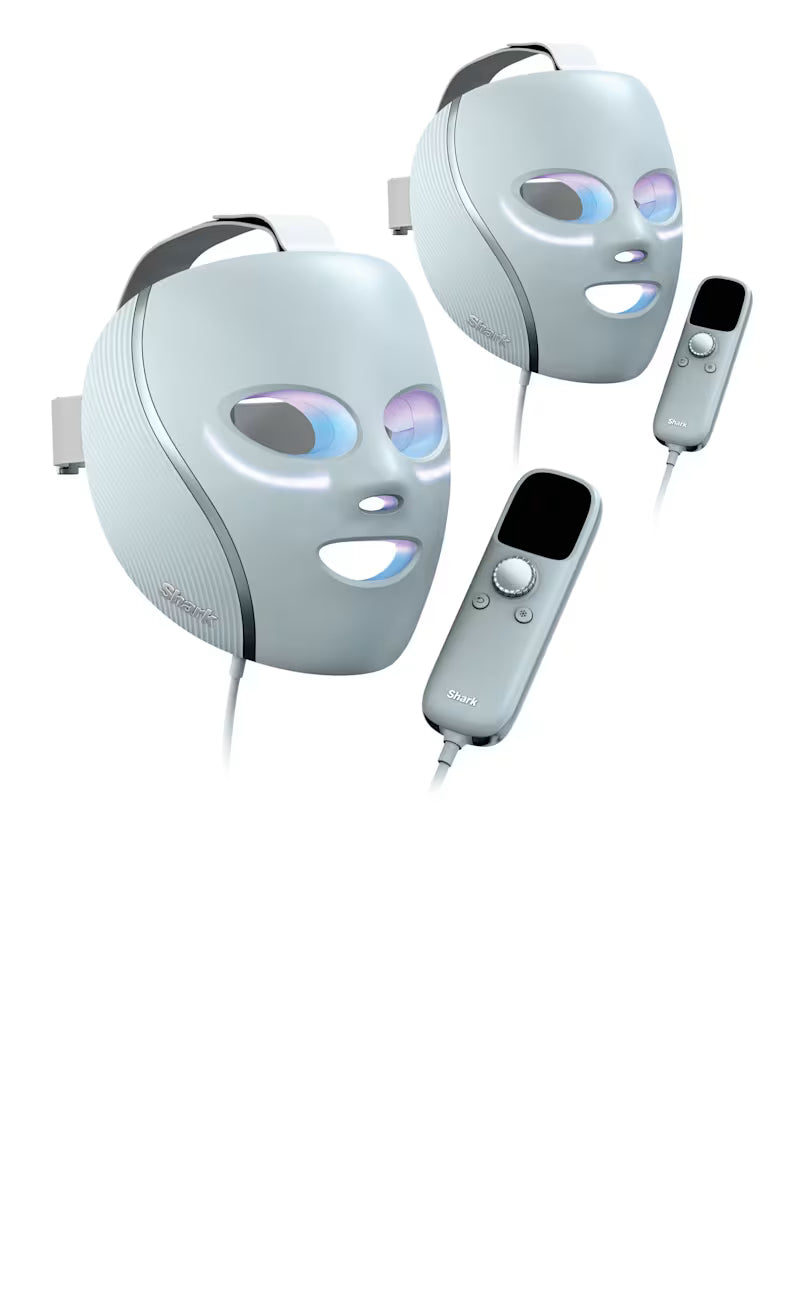 Shark CryoGlow™ LED Face Mask Bundle in Blue