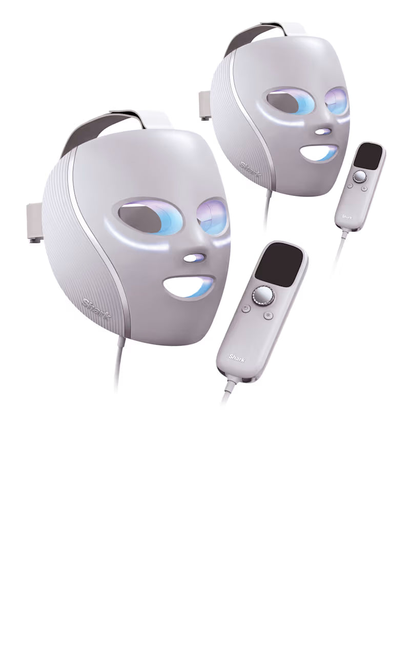 Shark CryoGlow™ LED Face Mask Bundle in Lilac